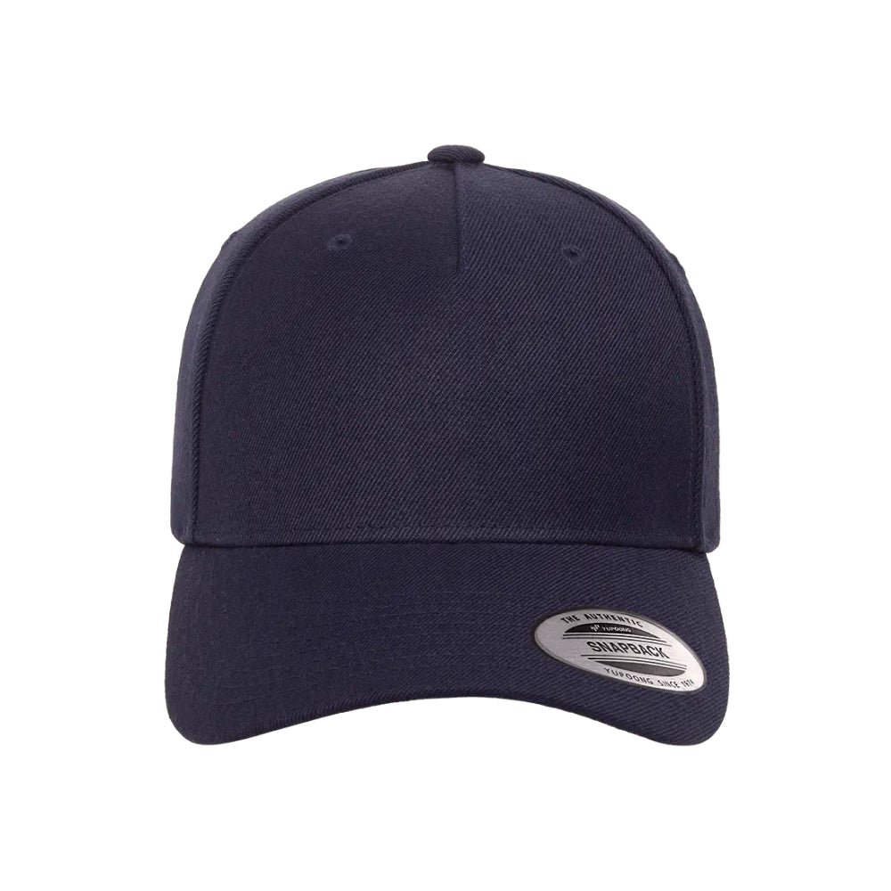 YP Classics 5789M Premium Five Panel Curved Bill Snapback Cap Additional Image 7