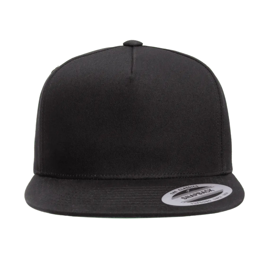 YP Classics 6007 Five Panel Cotton Twill Snapback Cap Additional Image 1