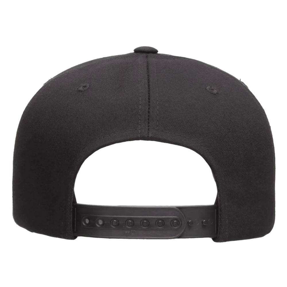 YP Classics 6007 Five Panel Cotton Twill Snapback Cap Additional Image 2