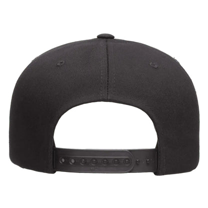 YP Classics 6007 Five Panel Cotton Twill Snapback Cap Additional Image 2
