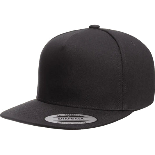 YP Classics 6007 Five Panel Cotton Twill Snapback Cap