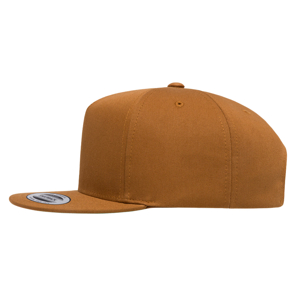 YP Classics 6007 Five Panel Cotton Twill Snapback Cap Additional Image 7