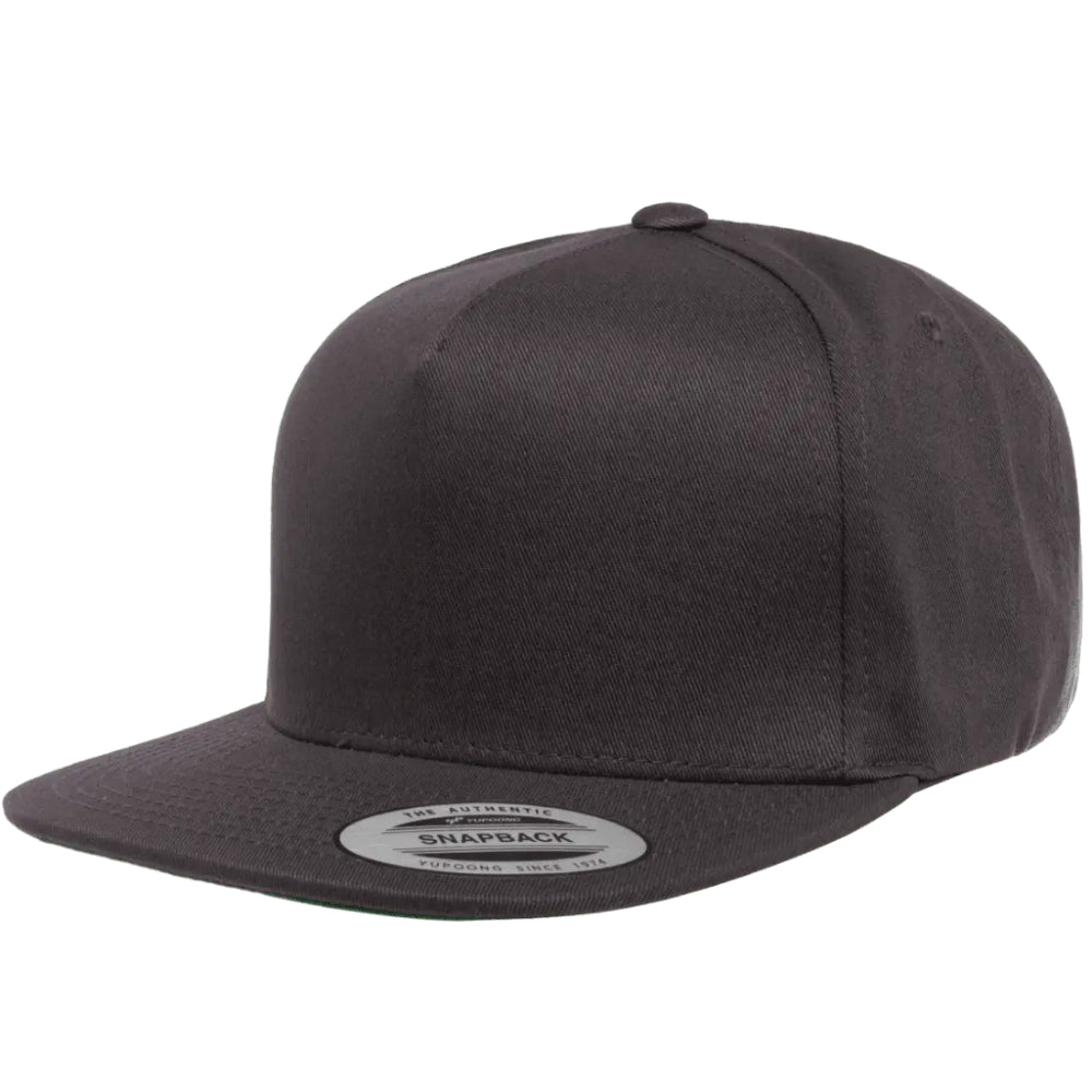 YP Classics 6007 Five Panel Cotton Twill Snapback Cap Additional Image 9