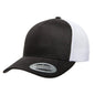 YP Classics 6506 Structured 5-Panel Mesh Back Retro Trucker Cap with Adjustable Snapback Closure