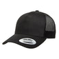YP Classics 6506 Structured 5-Panel Mesh Back Retro Trucker Cap with Adjustable Snapback Closure