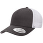 YP Classics 6506 Structured 5-Panel Mesh Back Retro Trucker Cap with Adjustable Snapback Closure
